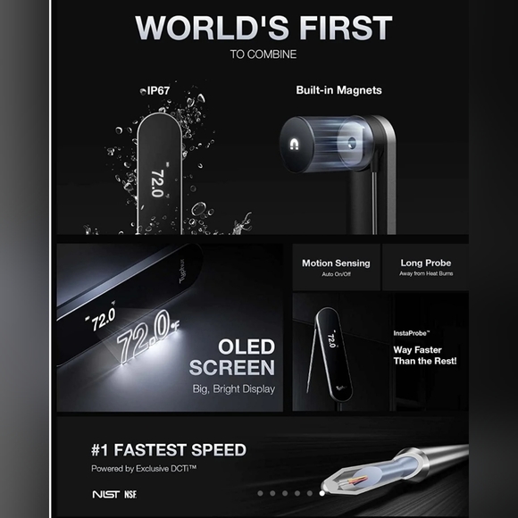 Typhur InstaProbe Handheld Thermometer - Picture 2 of 10